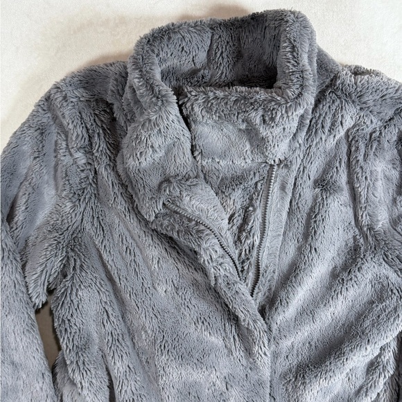 Patagonia XL Pelage Gray Lunar Frost Soft Lined High Pile Fleece Jacket - Picture 4 of 9